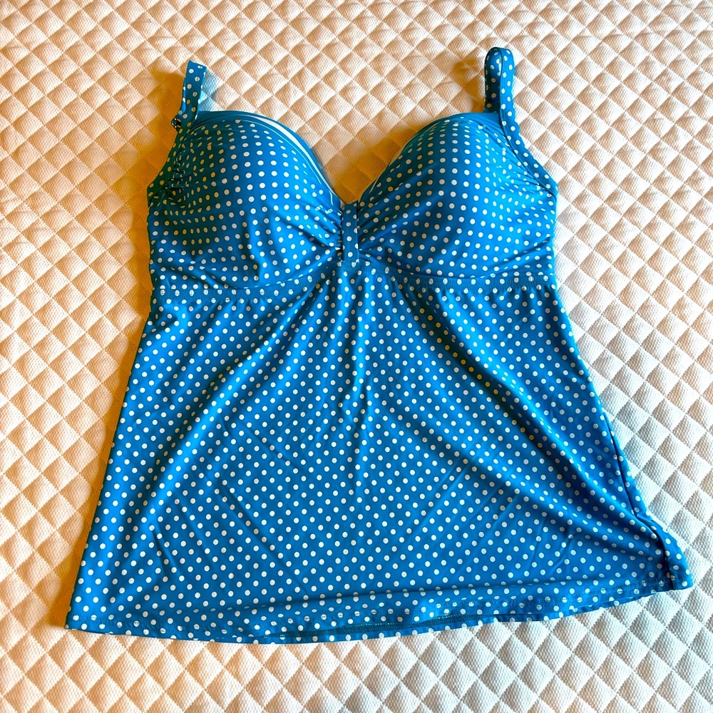 Coco Reef Aqua Polka Dot Tankini
